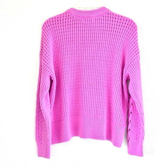 ON 34th Pink Cable Knit Women's Sweater - Picture 3 of 3